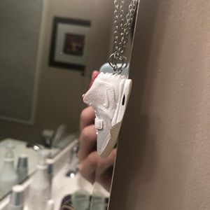 Nike Air Yeezy 2 Platinum Necklace (28” chain)